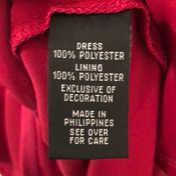 Red Cut out Dress - Picture 4 of 5